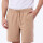Short lino tostado