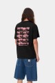 S/S Ink Bleed T-Shirt Negro