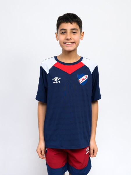 REMERA ORYN Nacional Junior Azul Marino, Rojo, Blanco