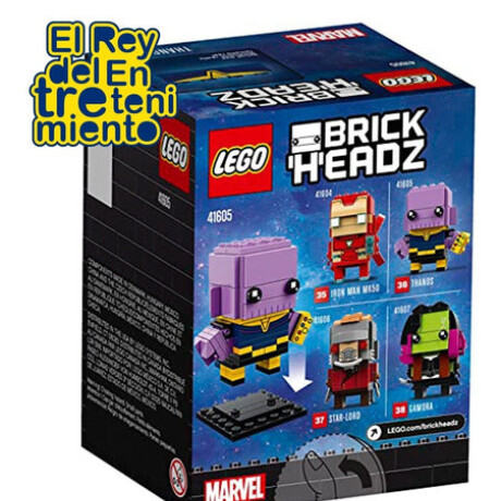 Lego Brick Headz Advengers Figura Thanos 41605 Lego Brick Headz Advengers Figura Thanos 41605
