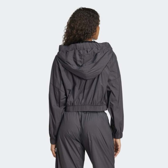 Campera Adidas Ruched Bomber Negro
