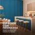 Pack x10 Wpc Simil Madera Wall Panel Lambrin 2.90x16.7 Azul 1