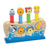 Juguete Pop Up Madera Animales Viga Juguete Pop Up Madera Animales Viga