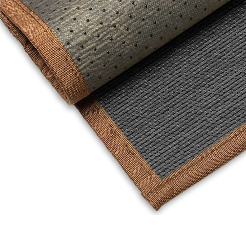 Alfombra de Bambú Home Class 60cm x 120cm BEIGE/CHOCOLATE