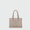 Longchamp -Cartera de cuero con gran capacidad, Le foulonné Gris