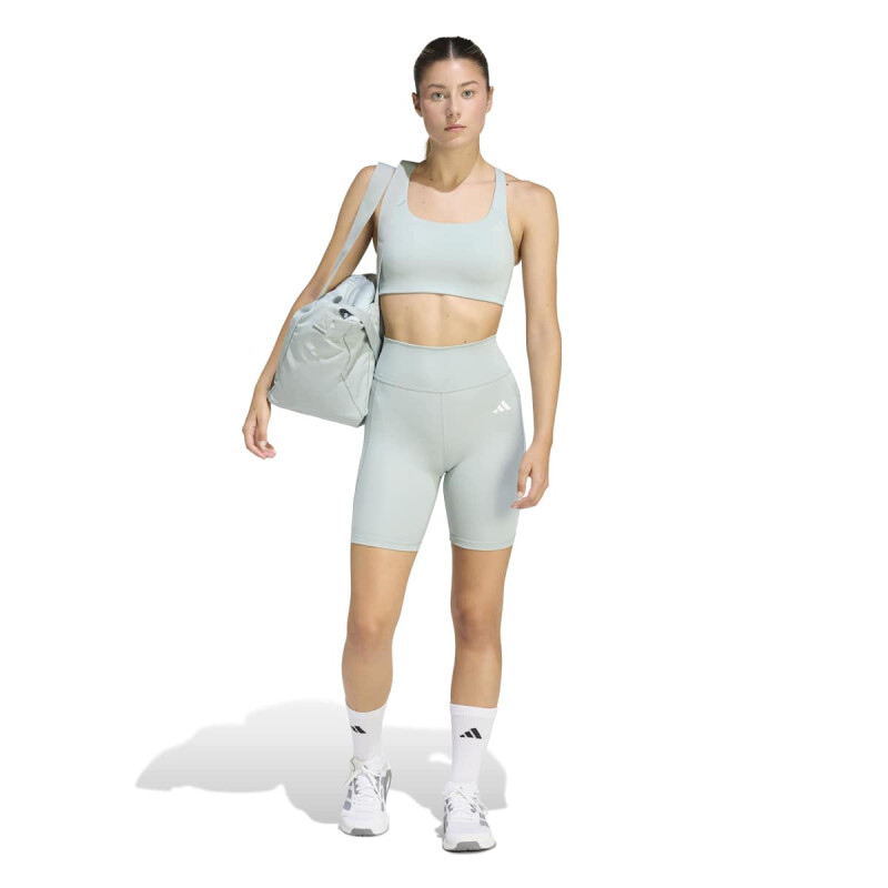 Calza Adidas OPT ESS ST 7IN Mujer JZ0829 Verde Agua