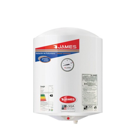 Calefon Termotanque James 30 lts Acero Cilindrico 2134 001