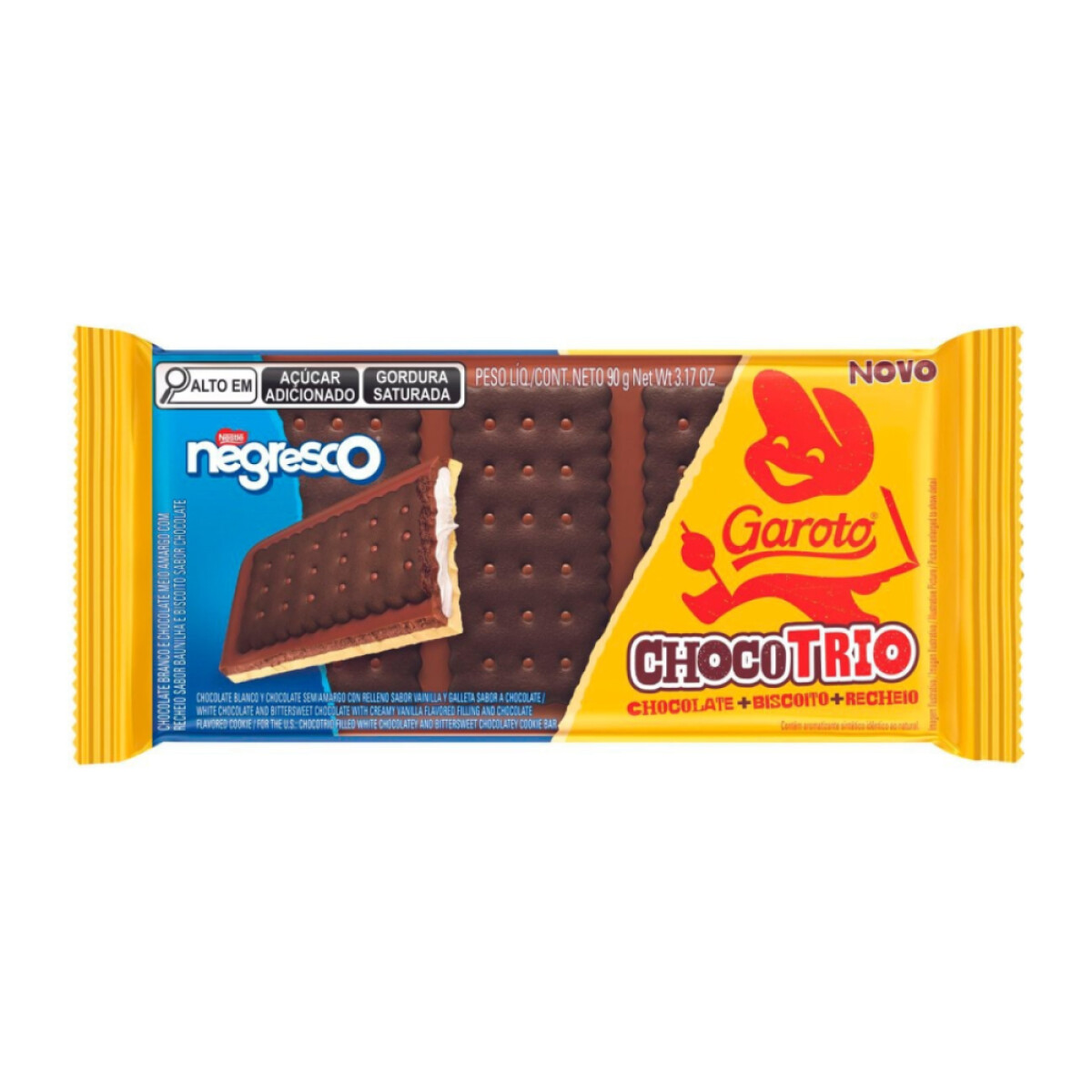 Garoto Choco Trio Negresco 