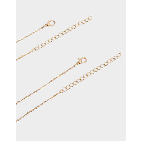 Set De Collares Para Compartir De Planetas Dorado