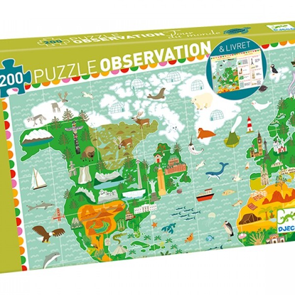 Puzzle Observación Djeco Única