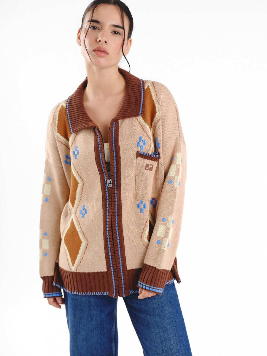 Campera Confeti - Beige 
