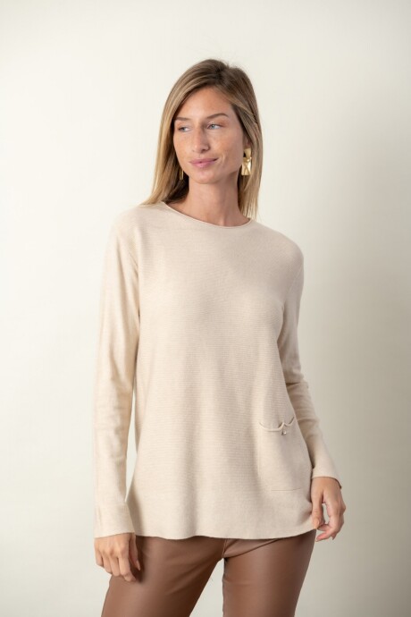 BUZO OLIVINO Beige