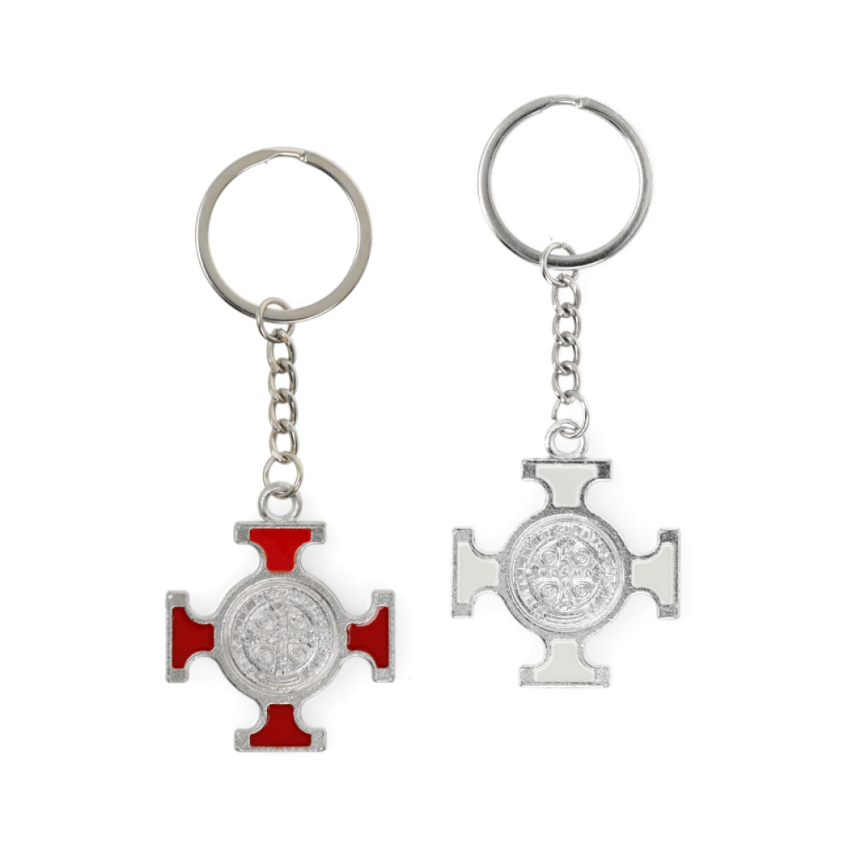 LLAVEROS DE METAL DE SANTOS X3 UNIDADES - Gp120/san Benito 