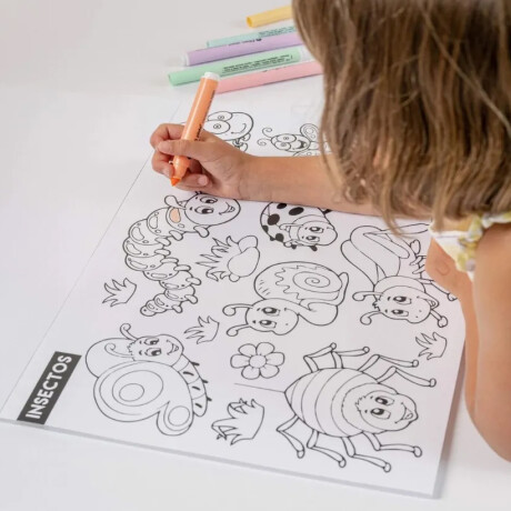 Block para Colorear Chau Pantalla Animales