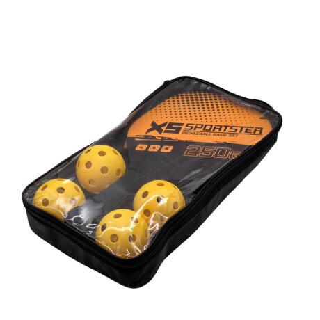 Set X2 De Playa Paletas 4 Pelotas Y Bolso Pickleball Set X2 De Playa Paletas 4 Pelotas Y Bolso Pickleball