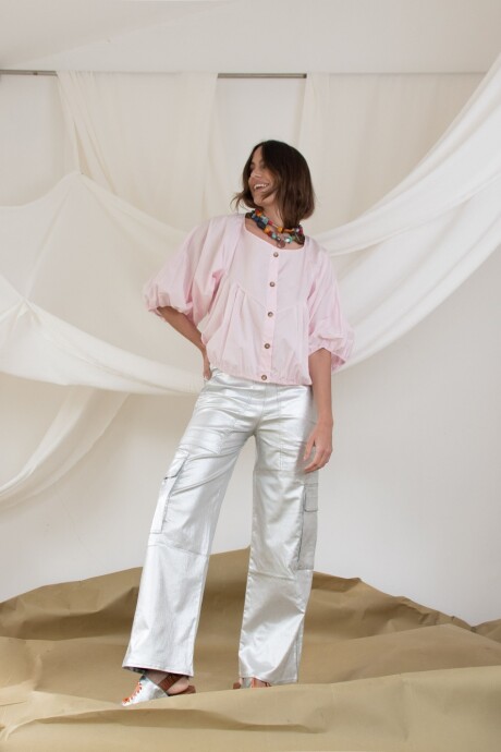 Camisa Baloon Rosa
