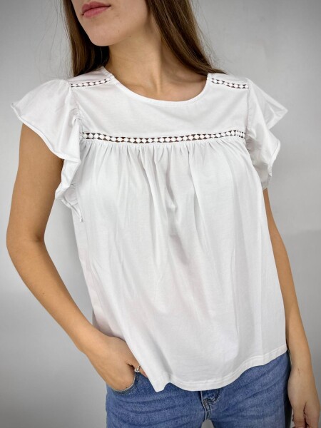 T-SHIRT WANNA ROMANTIC BLANCO