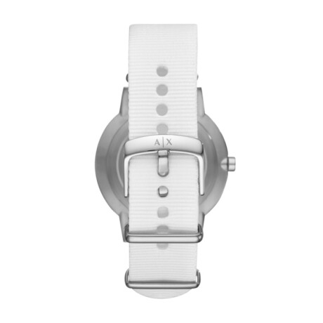 Reloj Armani Exchange Fashion Nylon Blanco 0