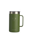 VASO CON MANIJA HYDRATE 710ML VERDE MILITAR