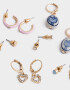 Aros Sets Azul Set De Aros - Dorado