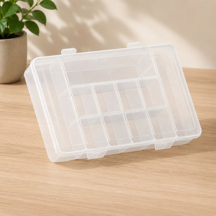 CAJA ORGANIZADORA CON 11 DIVISIONES G 28X17,5X4CM CAJA ORGANIZADORA CON 11 DIVISIONES G 28X17,5X4CM