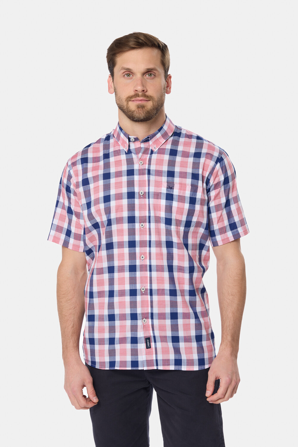 CAMISA A CUADROS Azul