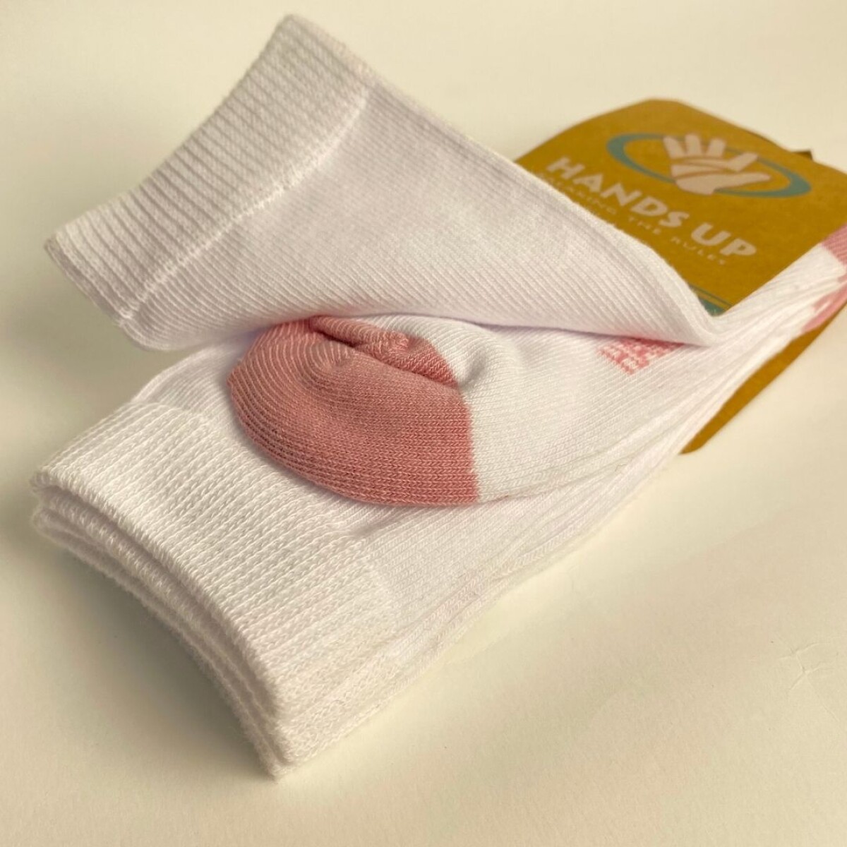 Medias Niña Pack x3 Hands up - White 