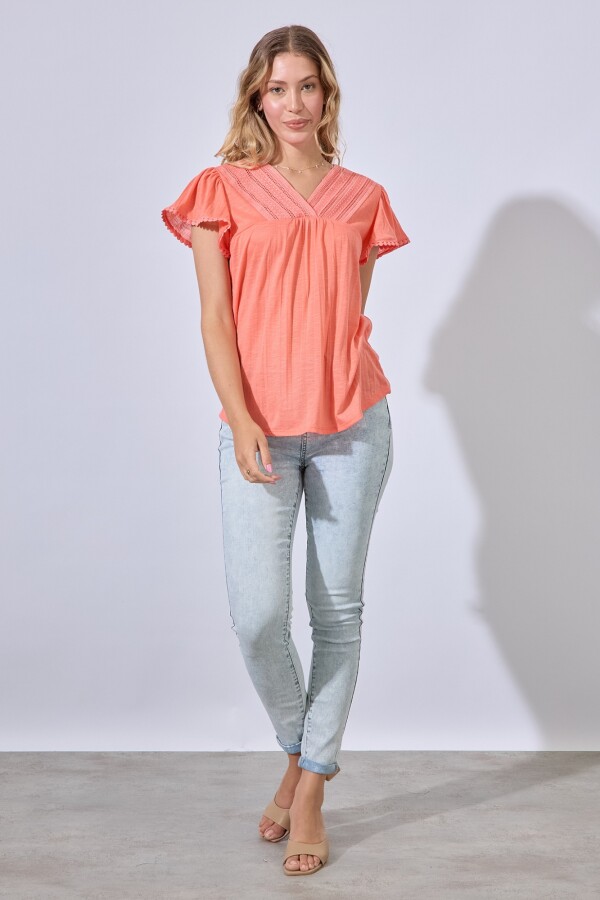 Blusa Puntilla CORAL