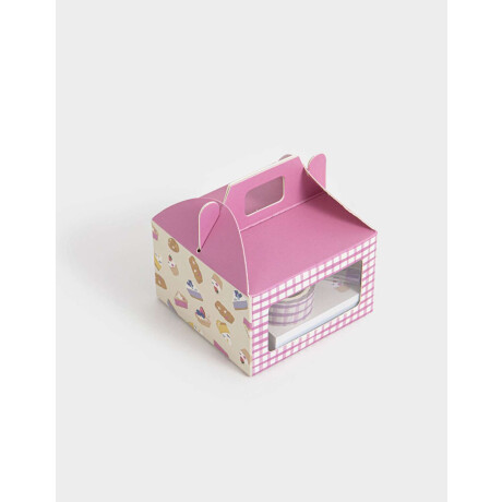Mini Set De Librería En Cajita De Cartón Combinacion Multicolor