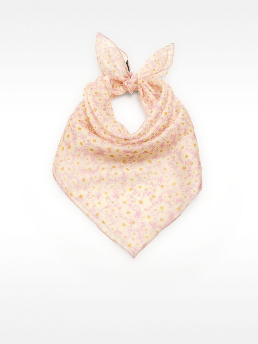 Pañuelo Multifuncional Estampado Margaritas multicolor