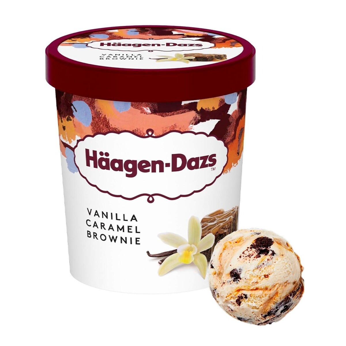 Helado Haagen-dazs Vainilla Caramel Brownie 100 Ml 