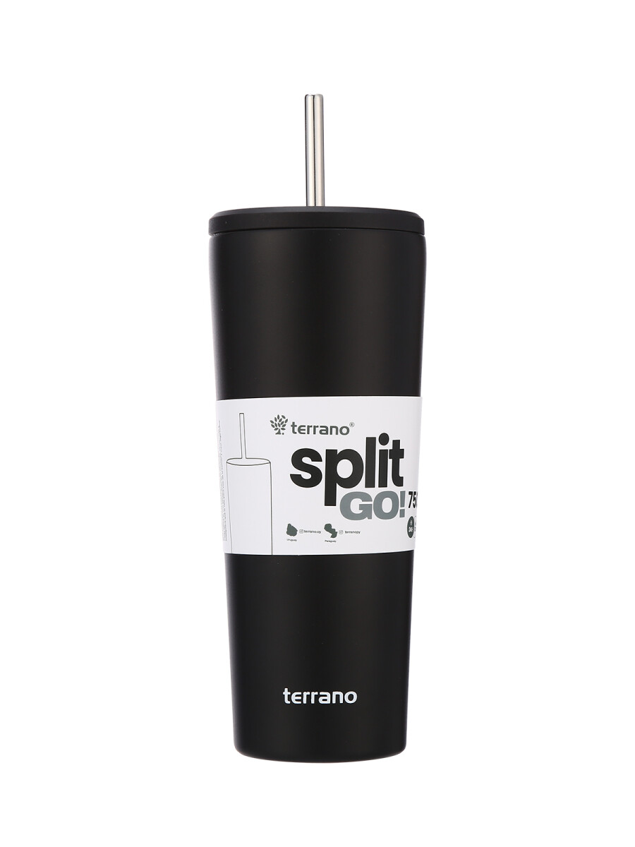 Vaso Térmico SplitGo! 750ml. - Negro 