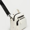 Bandolera Rubber En Efecto Rubber Matte Blanco