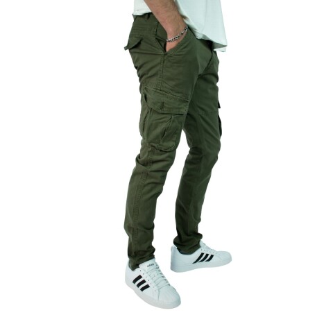 PANTALON CARGO 30-38 VERDE