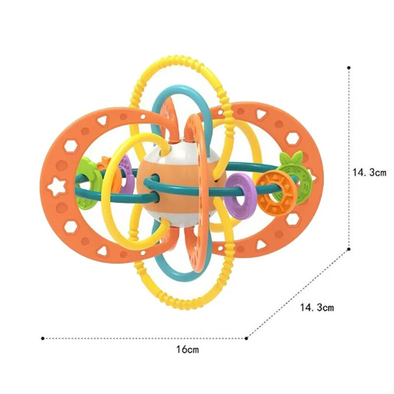 Sonajero sensorial silicona, y mordillos Huanger Sonajero sensorial silicona, y mordillos Huanger