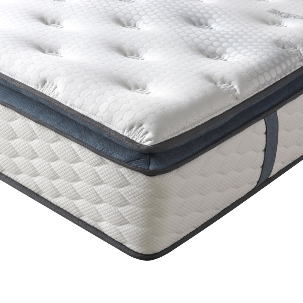 Colchón 1 Plaza en Caja con Resortes Pocket - Flöde Grafeno Colchón 1 Plaza en Caja con Resortes Pocket - Flöde Grafeno