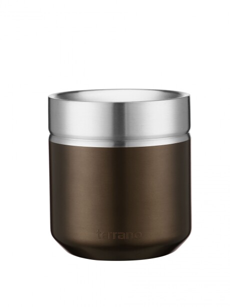 Mate Folkie Marron Metalizado