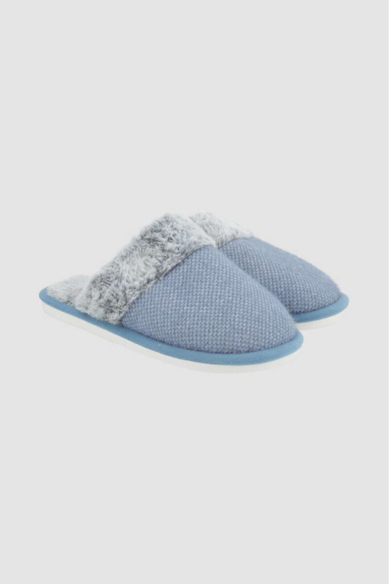 Pantufla men 25 - Azul 