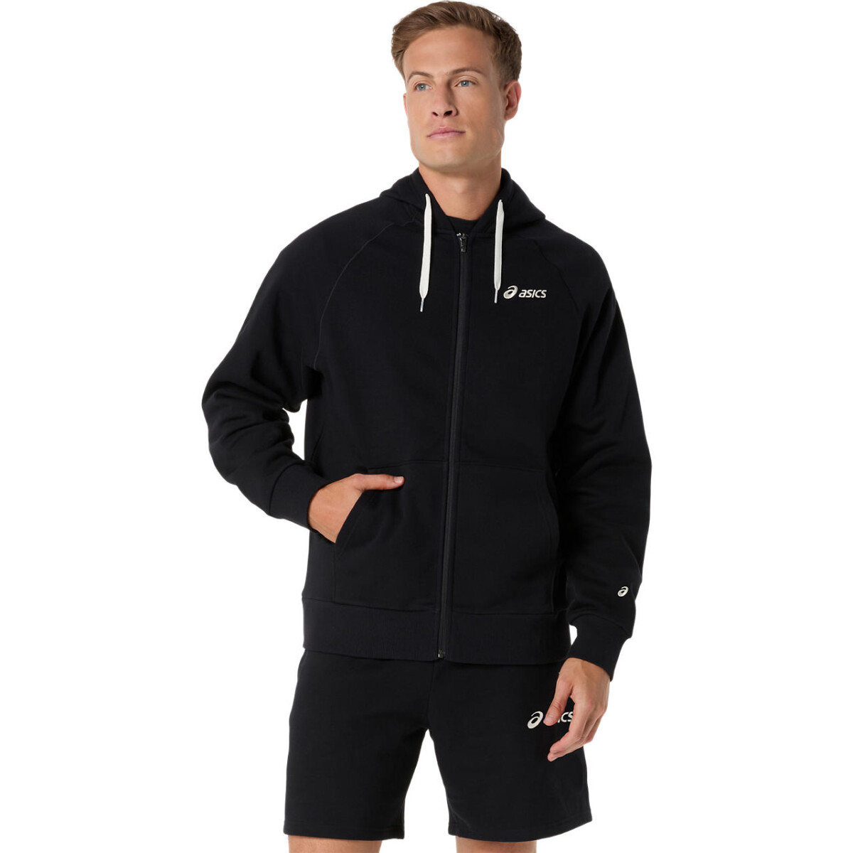 Hoodies Training Asics Logo Fleece Full Zip Hoodie Hombre 