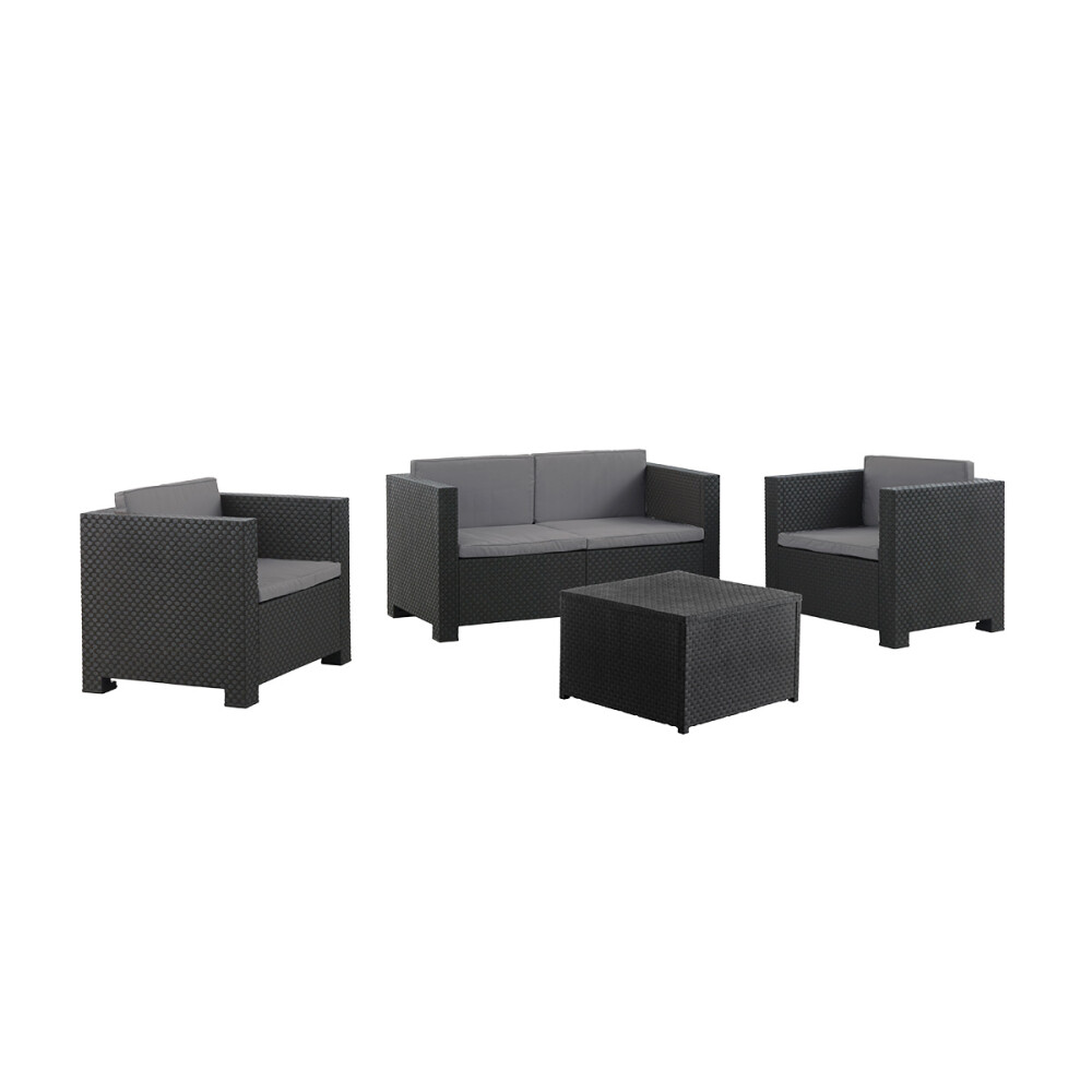 JUEGO DE JARDIN DIVA CONFORT STORAGE GRAFITO Juego De Jardin Diva Confort Storage Grafito