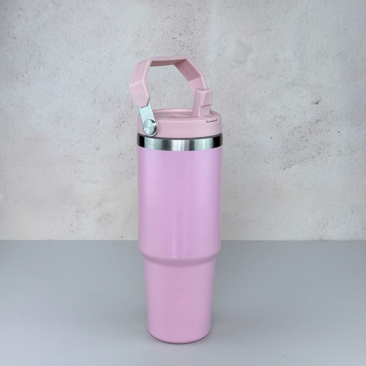 Vaso Térmico de Acero Inoxidable con Asa 900ML | Rosa 