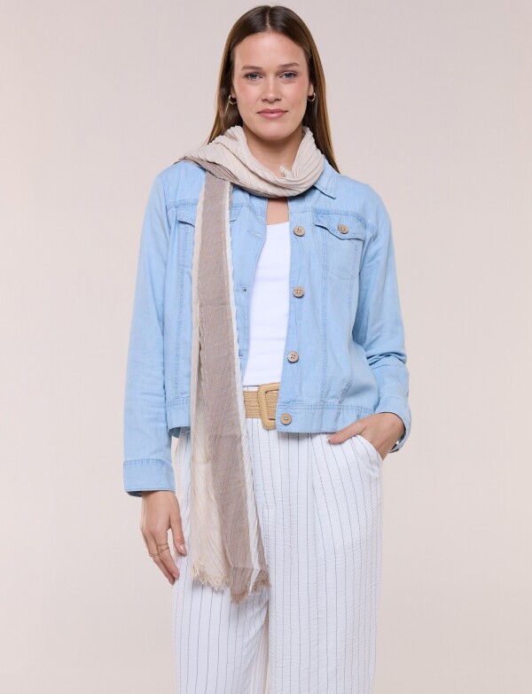 Pashmina Lurex BEIGE/MULTI