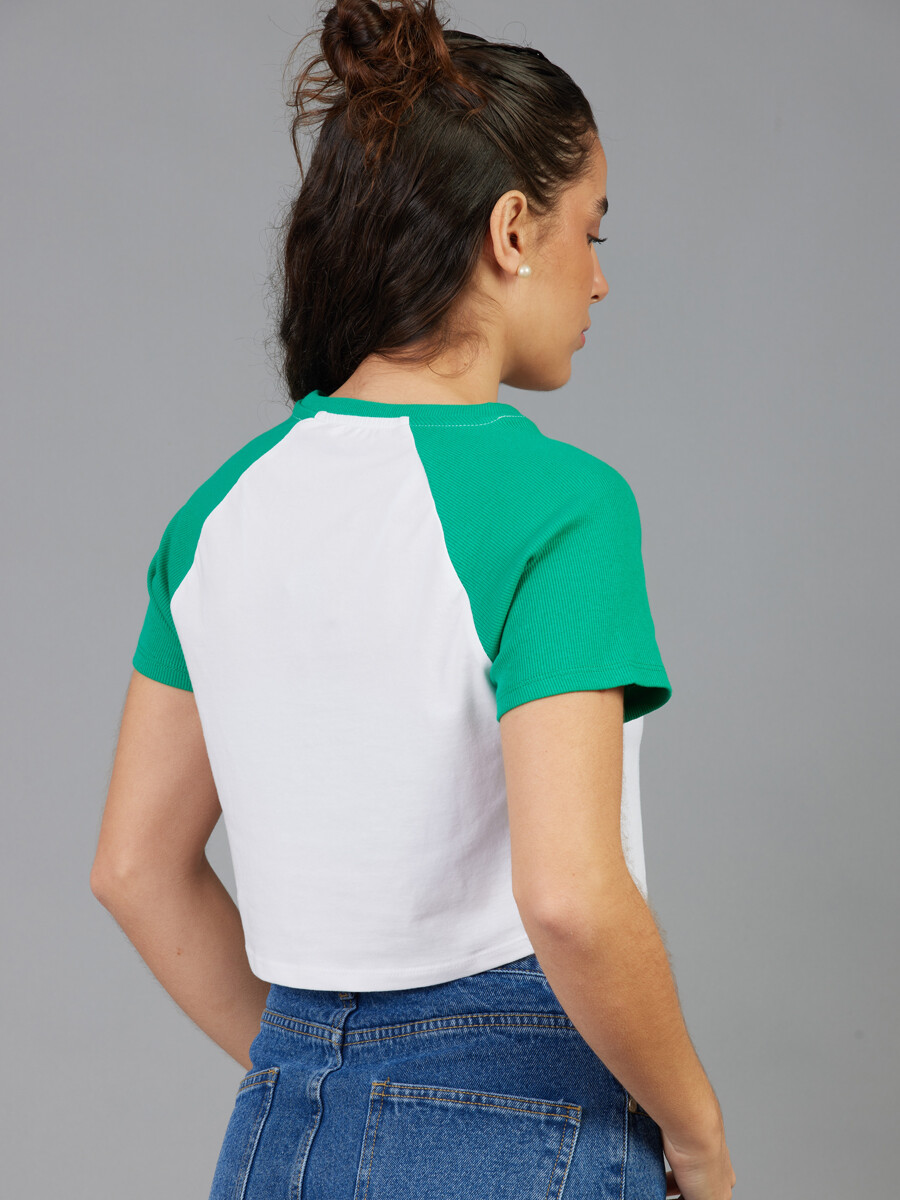 T-SHIRT FAY DIXIE Verde