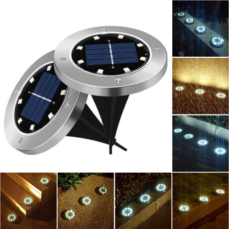 Pack x10 Luces LED Solares Jardin Exterior Piso Pack x10 Luces LED Solares Jardin Exterior Piso