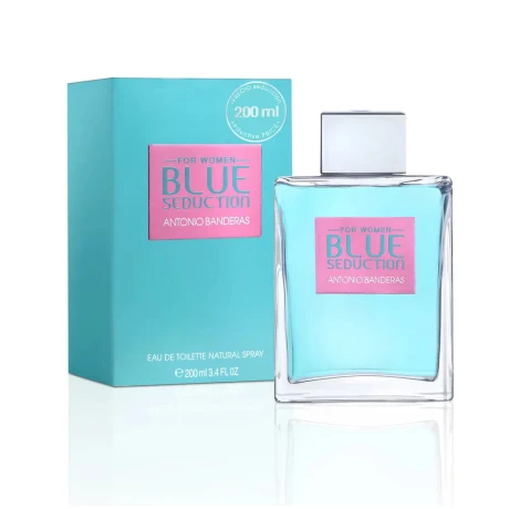 Perfume Antonio Banderas Blue Seduction Woman Eau De Toilette 200ml Perfume Antonio Banderas Blue Seduction Woman Eau De Toilette 200ml