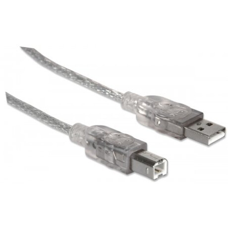 Cable USB 2.0 A/B 1,8 mts Manhattan 3701