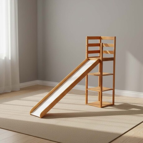 ESTANTERÍA TOBOGÁN KIDS MDF-Y-MADERA NATURAL-BEIGE LYON