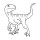 Lapicera Jurassic World egg Velociraptor