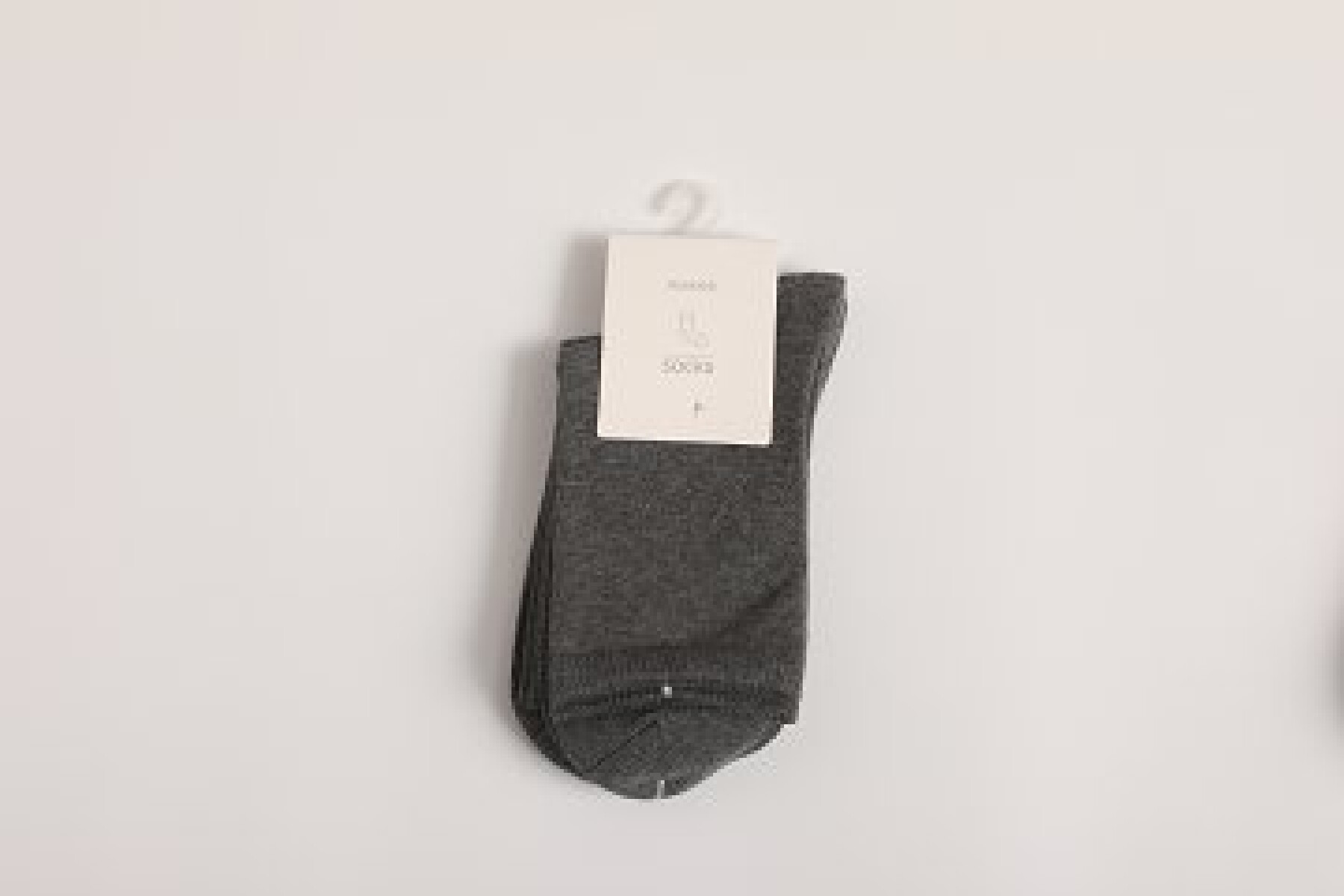 CALCETINES MUJER / 2 PACKS / GRIS OSCURO 