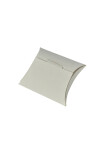Estuche pillow eco 7x8 cm. REVERSIBLE BLANCO - MADERA
